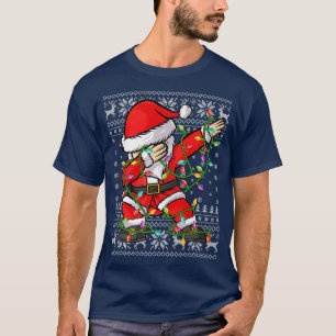 T-shirt Dabbing Santa Claus Noël éclaire mauvais Père Noël