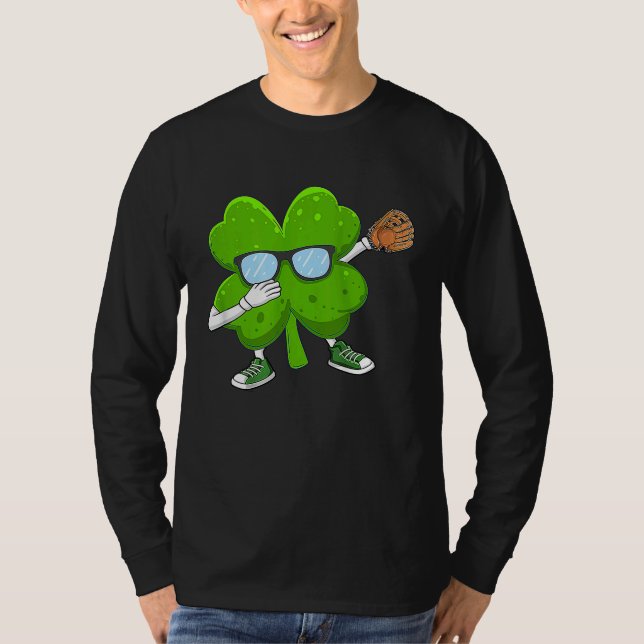 T-shirt Dabbing Shamrock cricket St Patricks Day Men Women (Devant)