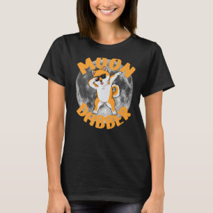 T-shirt Dabbing Shiba Inu chien avec lunettes de soleil Lu