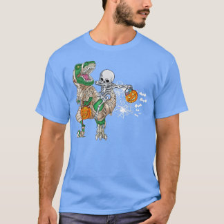 T-shirt Dabbing Skeleton équitation maman Dinosaur T re Ha