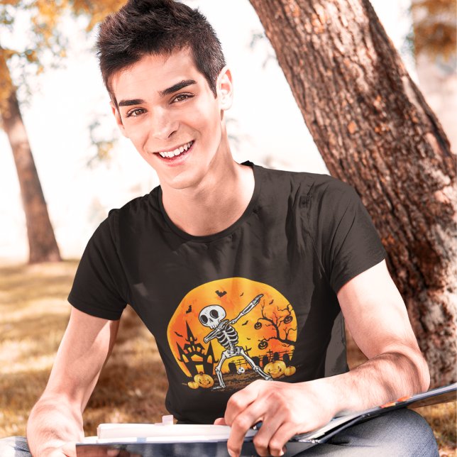 T-shirt Dabbing Skeleton, Fun Halloween (Créateur téléchargé)