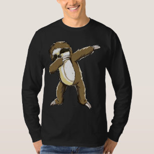 T-shirt Dabbing Sloth Funny Lazy Sloth Dab