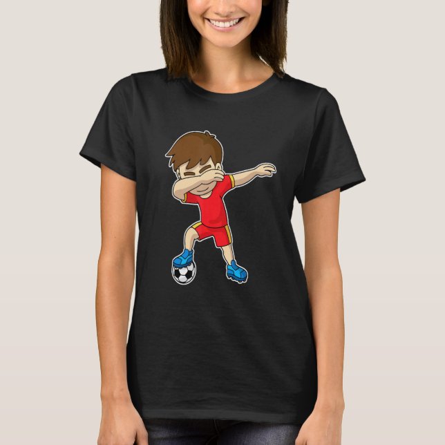 T-shirt Dabbing Soccer Boy (Devant)