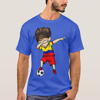 T-shirt Dabbing Soccer Boy Colombia Jersey Colombian Footb
