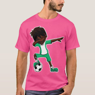 T-shirt Dabbing Soccer Boy Nigeria Nigeria Da Jersey Nigér