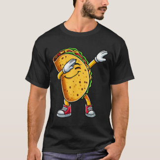 T-shirt Dabbing Taco Cinco De Mayo Drôle Nourriture Mexica