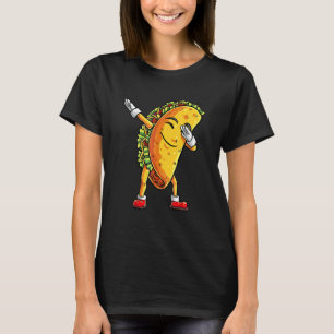 T-shirt Dabbing Taco Cinco De Mayo Femmes Hommes Tacos Tee
