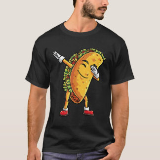 T-shirt Dabbing Taco Cinco de Mayo Funny Mexican Food Dab 