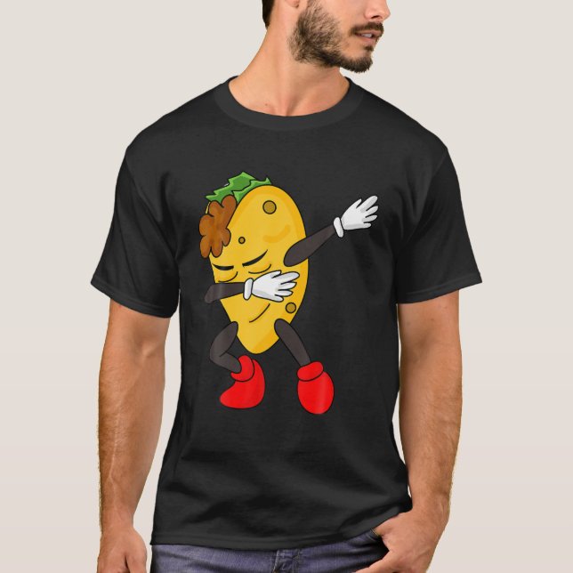 T-shirt Dabbing Taco - Drôle cadeau Taco Lover (Devant)