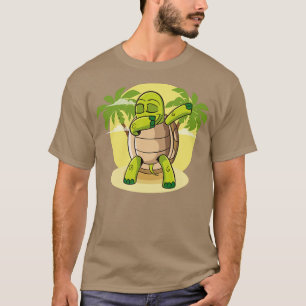 T-shirt Dabbing Tortue Dancing Tortue plage de reptile