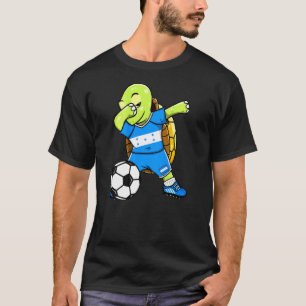 T-shirt Dabbing Turtle Honduras Fans de football Jersey Ho