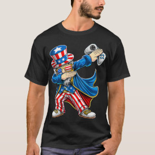 T-shirt Dabbing Uncle Sam contrôleur de jeu vidéo 4 Juil