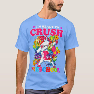T-shirt Dabbing Unicorn à l'école maternelle Retour à l'éc