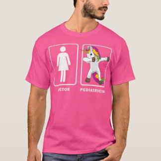 T-shirt Dabbing Unicorn Doctor Vs Pediatrician Shirt Medic