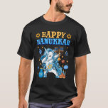 T-shirt Dabbing Unicorn Hanoukka Jewnicorn Chanukah Juif<br><div class="desc">Dabbing Unicorn Hanoukka Jewnicorn Chanukah Jewish Boy Girls.</div>
