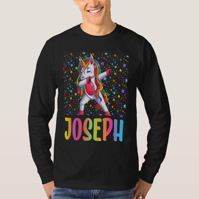 T-shirt Dabbing Unicorn Joseph (Devant)