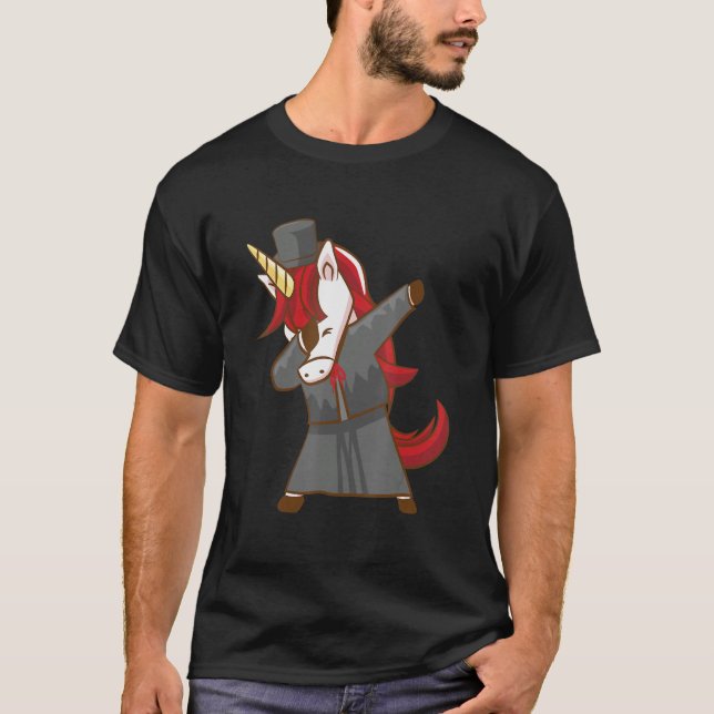 T-shirt Dabbing Unicorn Magical Dab Dancing_22 (Devant)