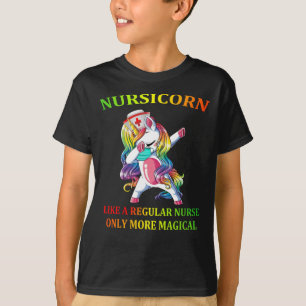 T-shirt Dabbing Unicorn Nursicorn Funny Nurse