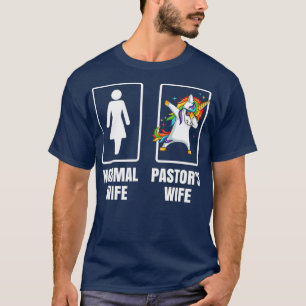 T-shirt Dabbing Unicorn Pasteurs Femme Eglise Première da
