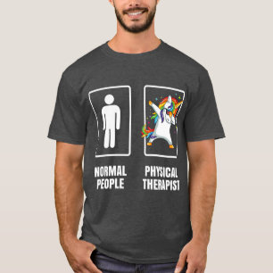 T-shirt Dabbing Unicorn physiothérapeute PT Therapy