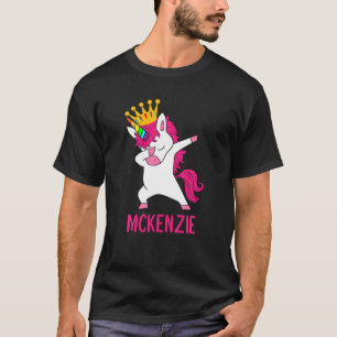 T-shirt Dabbing Unicorn Queen Personnalisée MCKENZIE