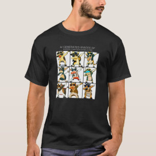 T-shirt Dabbing Vaches Lunettes de soleil Ai Généré Art Mè