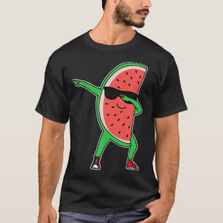 T-shirt Dabbing Watermelon Kawaii Dab Summer Fruit Melon L