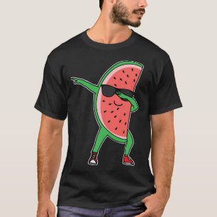 T-shirt Dabbing Watermelon Kawaii Dab Summer Fruit Melon L
