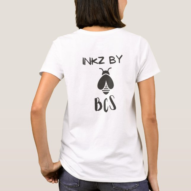 T-shirt d'abeille Inkzbybcs (Dos)