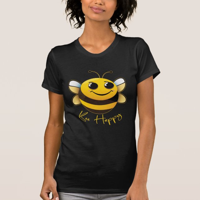 T-shirt d'abeilles heureux (Devant)