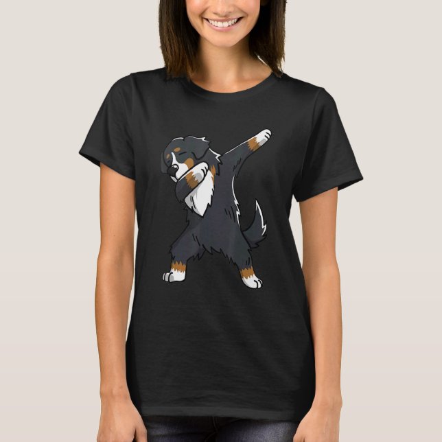 T-shirt Dabese Bernese Mountain Dog Dab Dance (Devant)