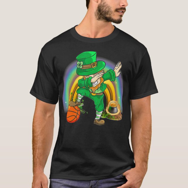 T-shirt Dabetball collège Leprechaun St Day (Devant)