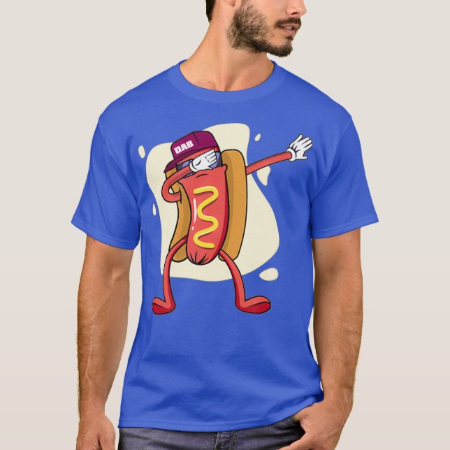 T-shirt Dabing Hot Dog Dab (Devant)