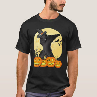 T-shirt Dabing Newfoundland Dog Dab Dance Funny Dog Hallo
