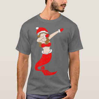 T-shirt Dabing Père Noël Christmas Mermaid