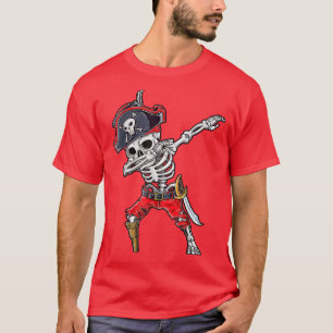 T-shirt Dabler Skeleton Pirate T Halloween Kids Jolly Ro