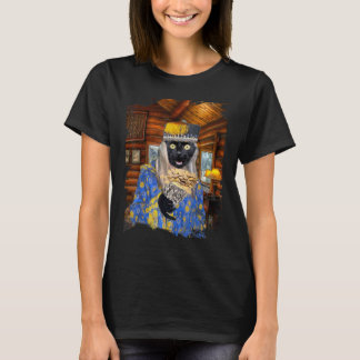 T-shirt Dabloons Dabloon Chat Noir Cottagecore