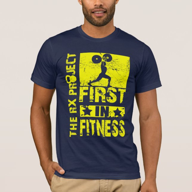 T-shirt D'abord dans la forme physique propre - et - (Devant)