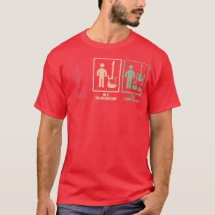T-shirt D'abord j'étais célibataire, puis j'avais une guit