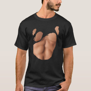 T-shirt d'ABS de muscles (couleur de la peau