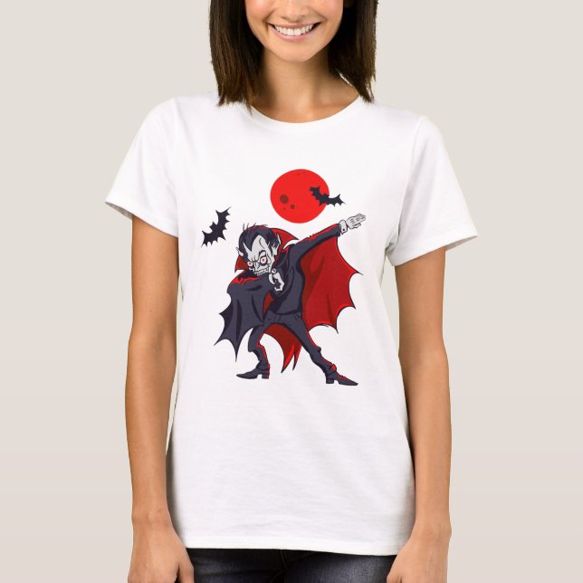 T-shirt Dabula Vampire Comte D'Halloween Dabula Gif (Devant)