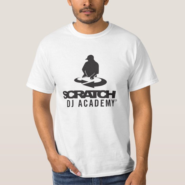 T-shirt d'académie du DJ d'éraflure (Devant)