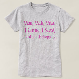 T-shirt d'achats