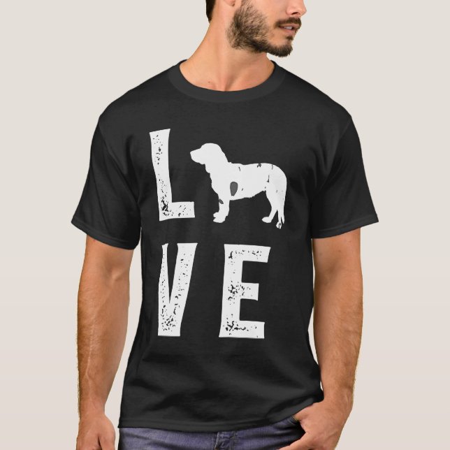 T-shirt Dachsbracke Love  1 (Devant)