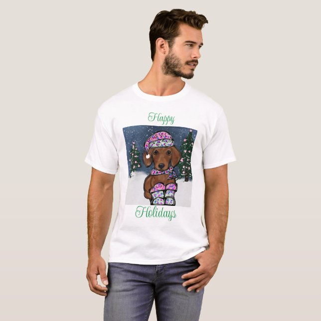 T-shirt Dachshund (Devant entier)