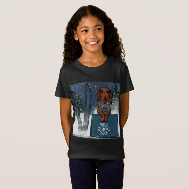 T-Shirt DACHSHUND  (Devant entier)