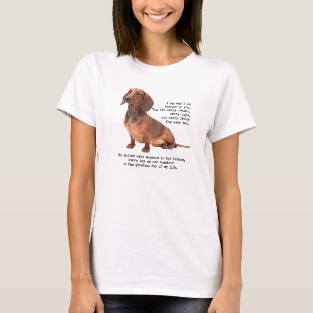 T-shirt Dachshund (Devant)