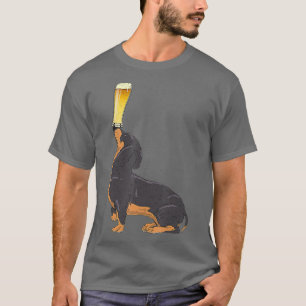 T-shirt Dachshund Amateurs de bière Chemise Achat bière Te