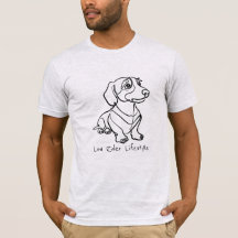 Dachshund Art Linéaire - Style de Vie Low Rider