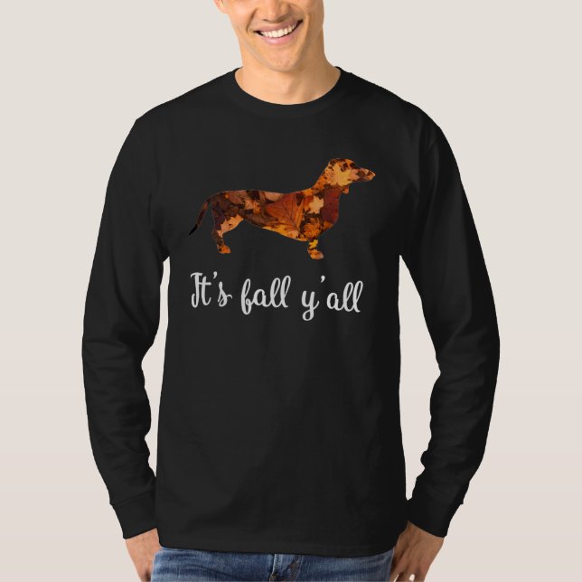 T-shirt Dachshund automne vous êtes mignons Femmes (Devant)